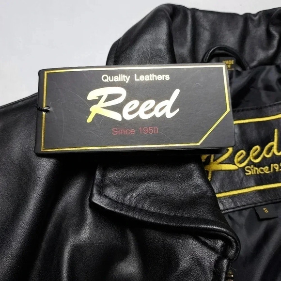 NWT Reed Genuine Leather Black Womens Jacket Small - Picture 11 of 16